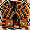Hexagon Cardigan w Decorative Pockets