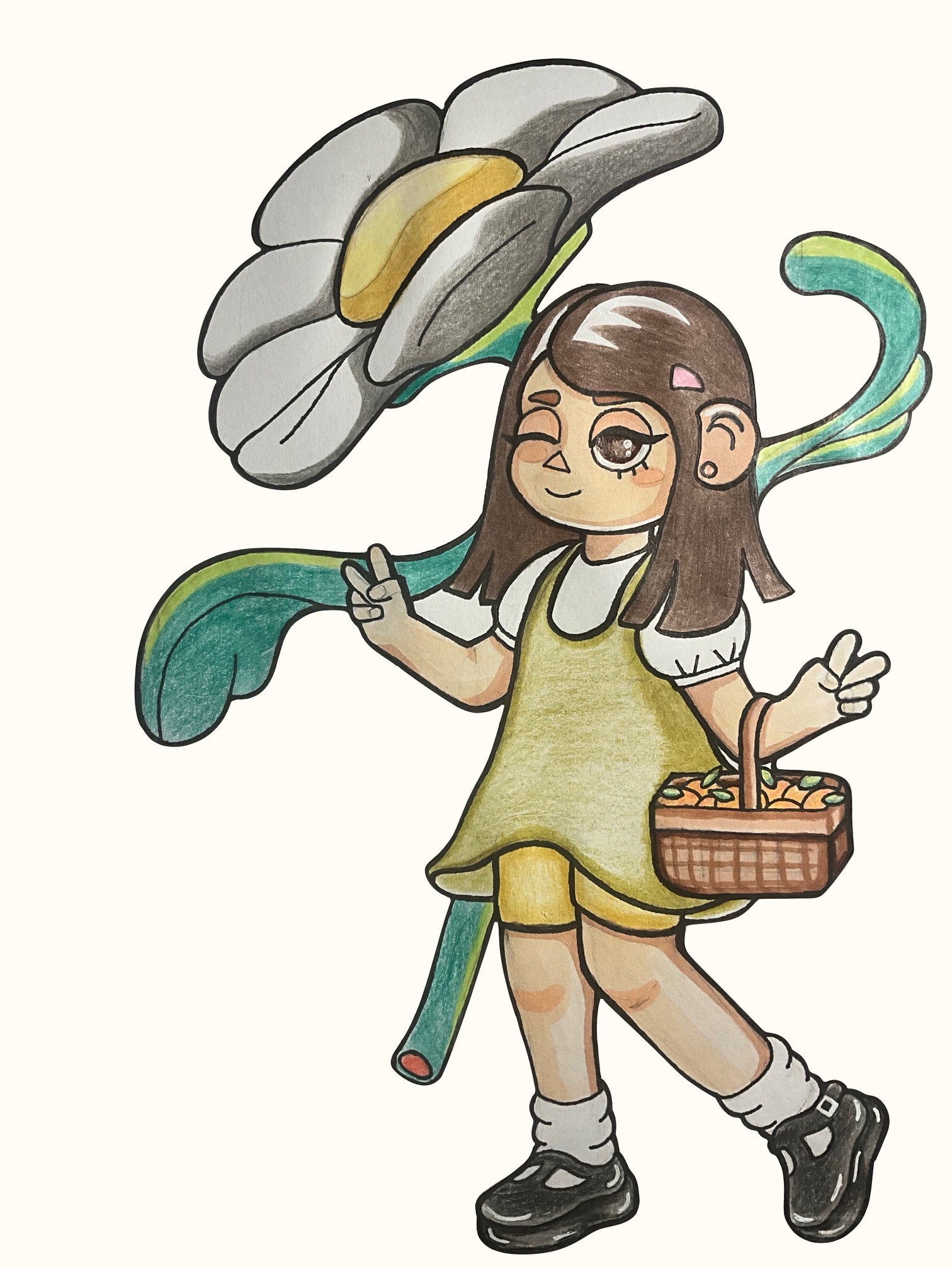 Clem Crossing Sticker