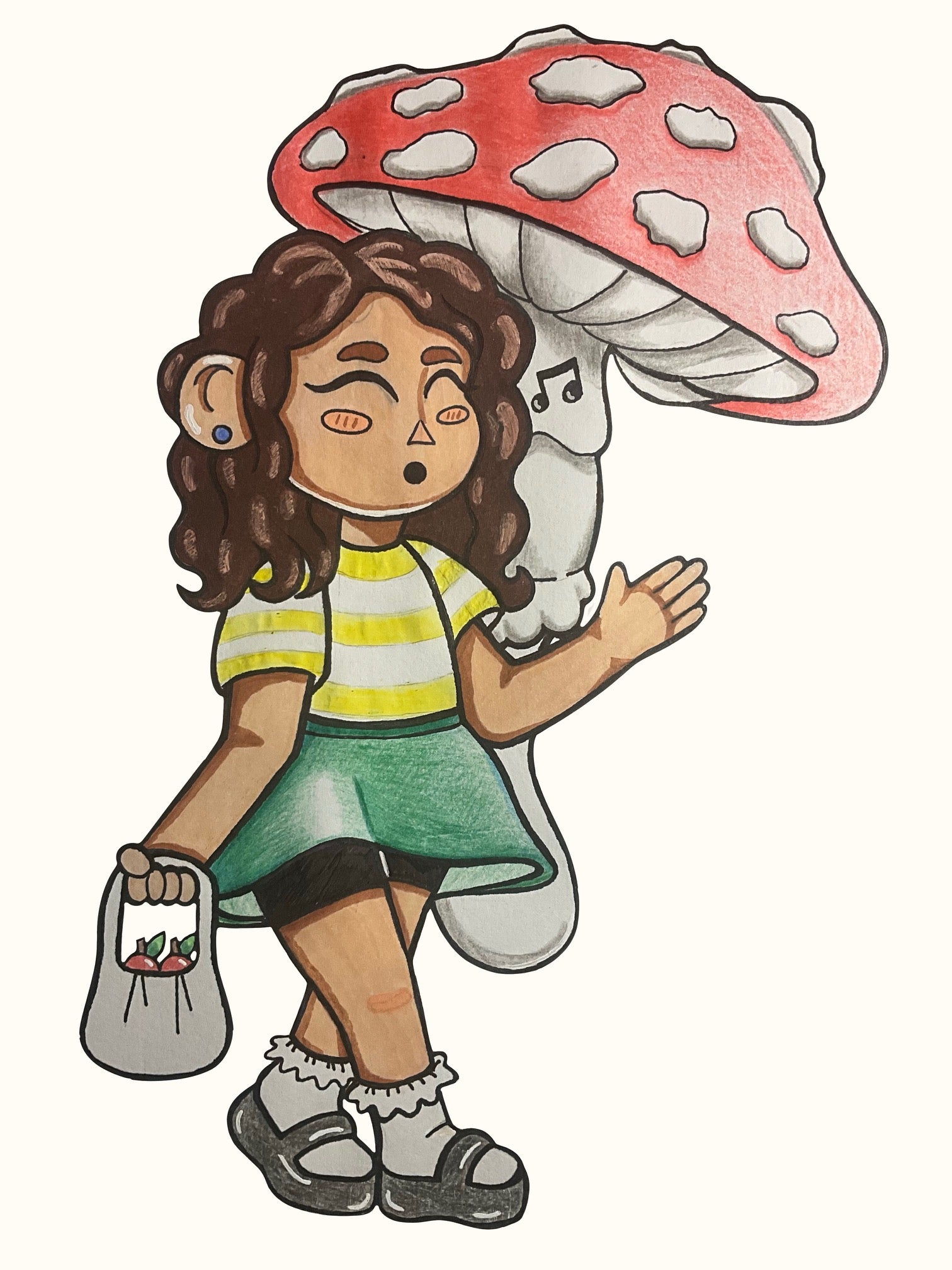 Izzy Crossing Sticker