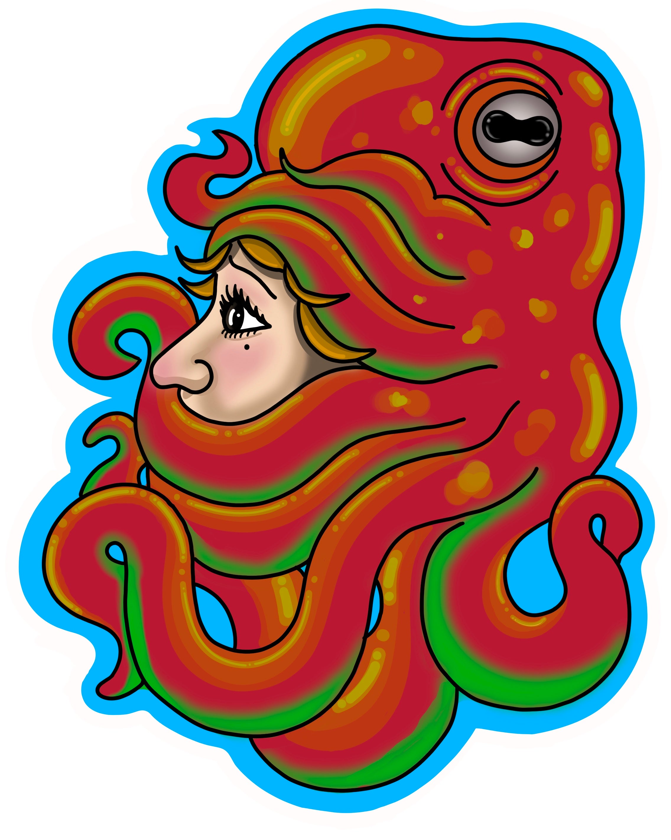 Octopus Sticker