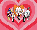Power Puff Clowns Print